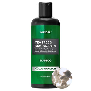 Tea Tree & Macadamia Deep Cleansing Shampoo [Baby Powder] (10.14 fl oz, 300ml)