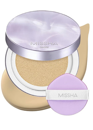 MISSHA Serum Cushion Glow Layering Fit Cushion Foundation No.21 Vanilla Light Beige