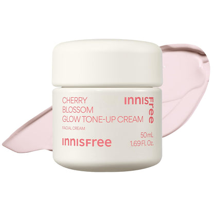 innisfree Cherry Blossom Glow Tone-Up Cream with Niacinamide (1.69 Fl.Oz/ 50ml)