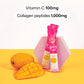 KWANGDONG Vita500 Mango Collagen Peptides Korean Jelly Stick with Vitamin C 15 Pack